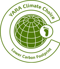 Yara Climate Choice Lower Carbon Fertilizers stamp